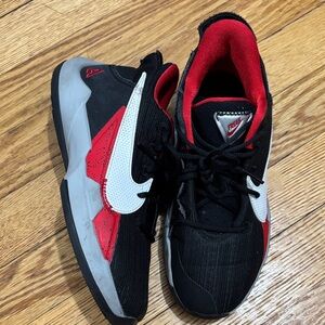 Nike Kids Black and Red Athletic Sneakers Charles Veronica